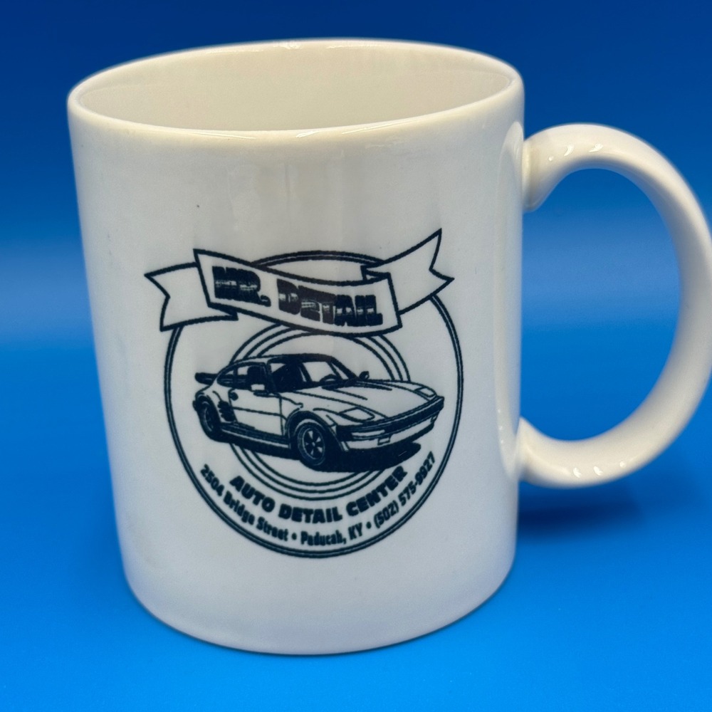 Mr. Details Auto Detail Center Car Mug 2504 Bridge Street Paducah KY Porsche 911